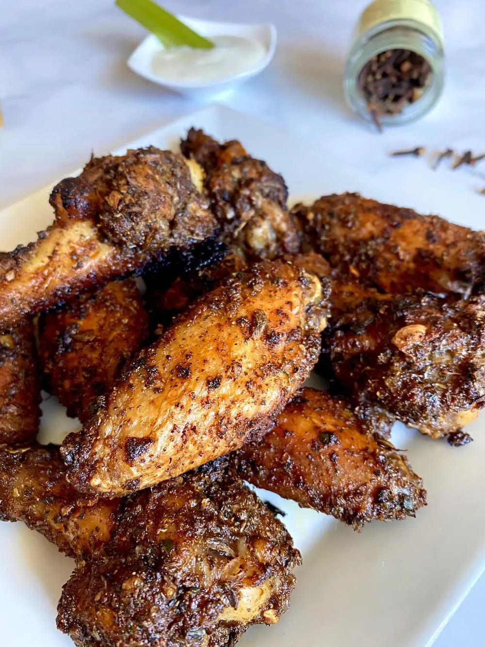 Authentic Jamaican jerk chicken at Auntie Maggie's in Regina, SK